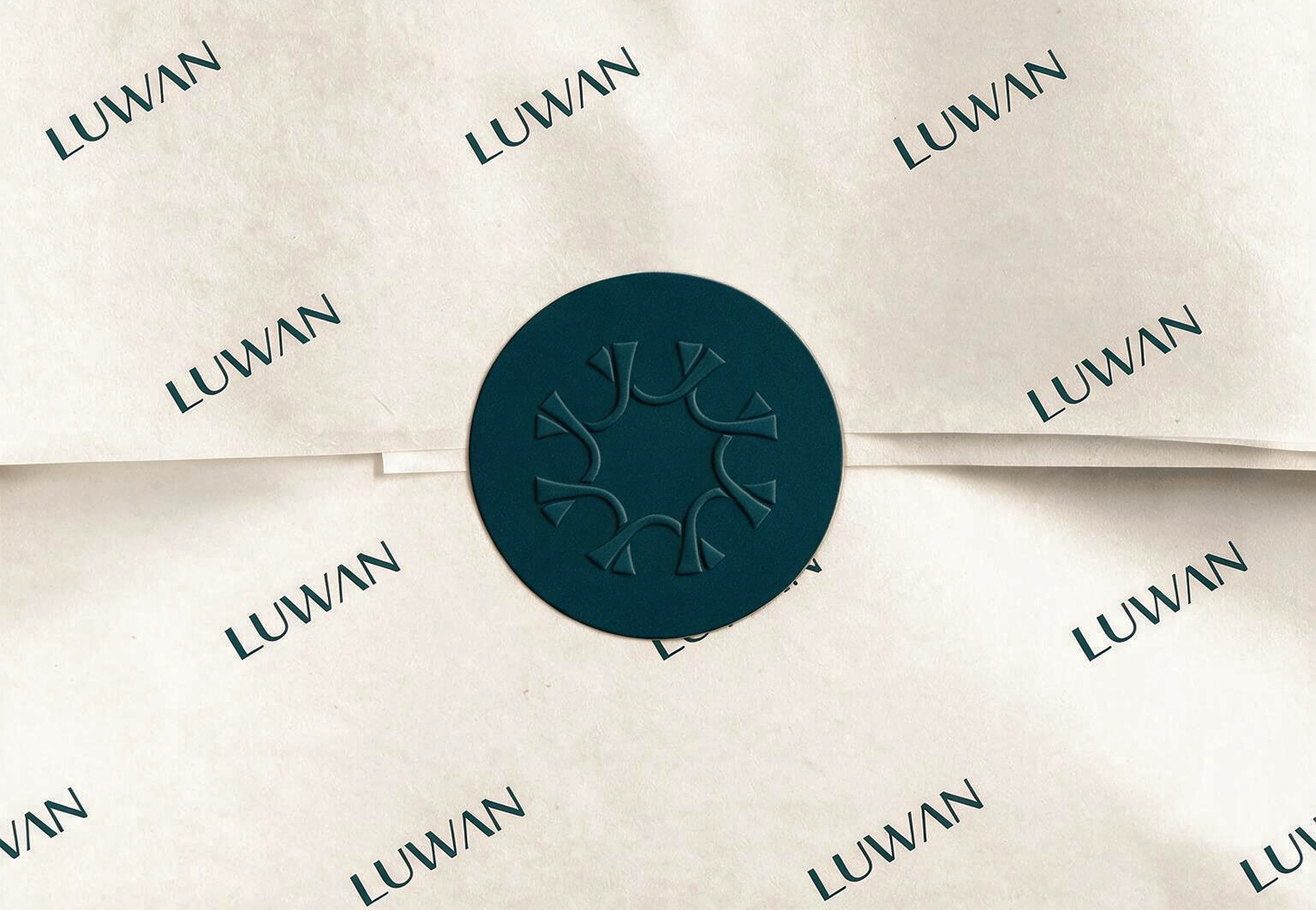 LUWAN branded envelope